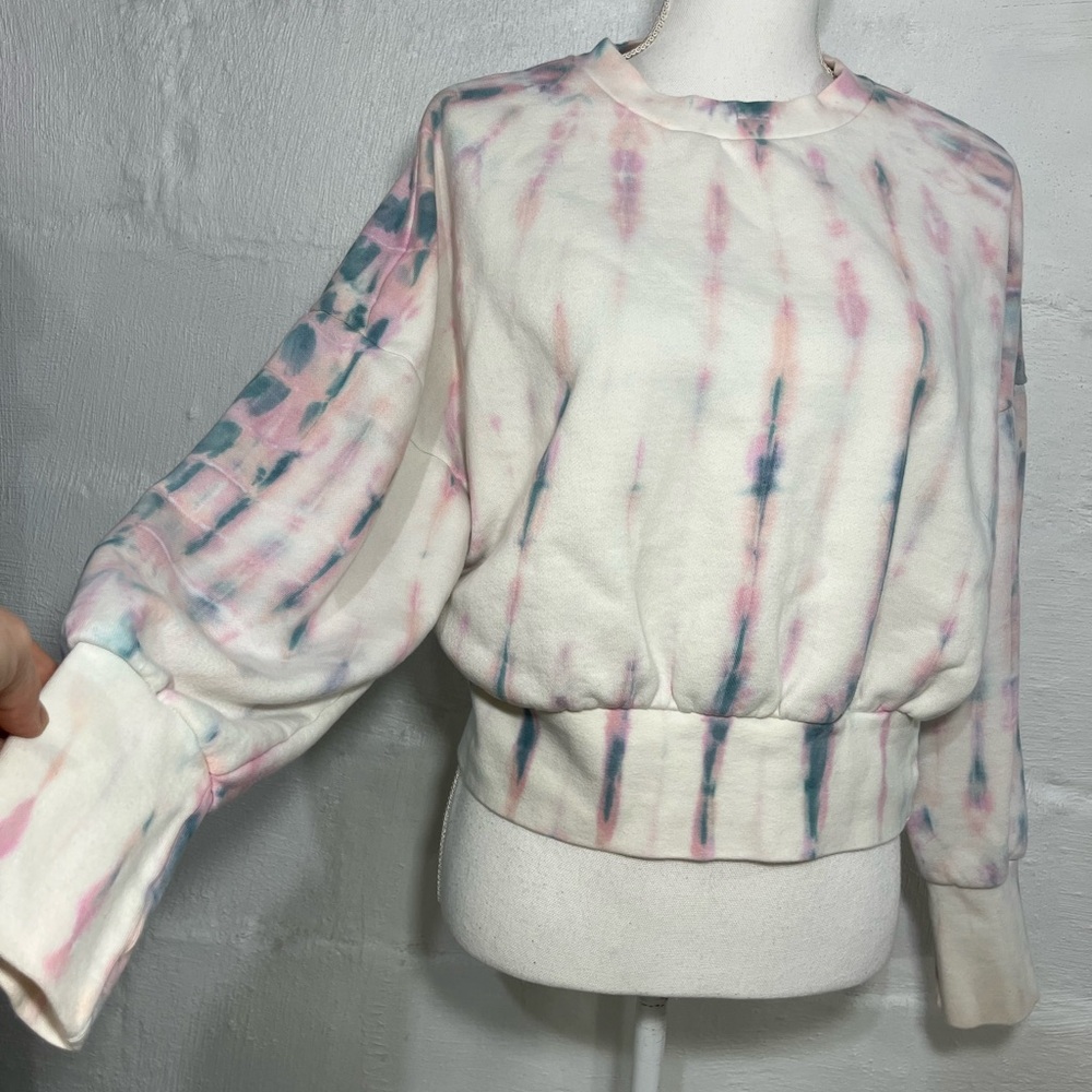 OLD NAVY CROPPED TIE DYED SWEATSHIRT - Picture 6 of 14